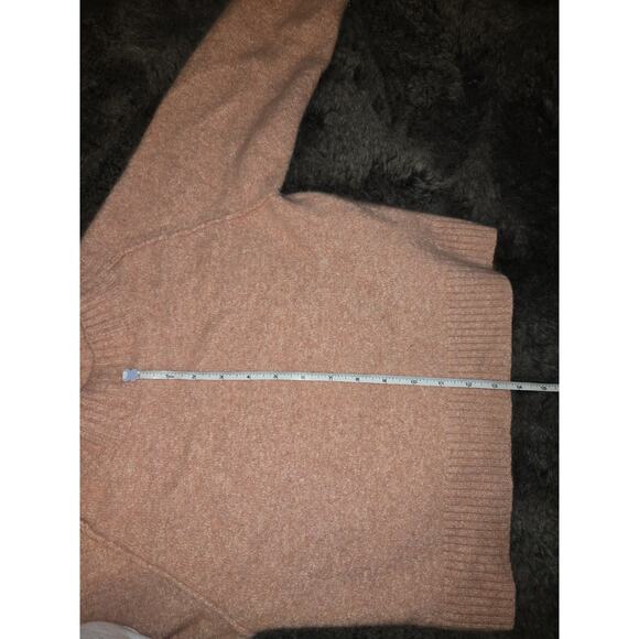 Vince Cashmere Silk Blend Sweater Women XS Pink Long sleeve Crew Neck - Picture 4 of 7